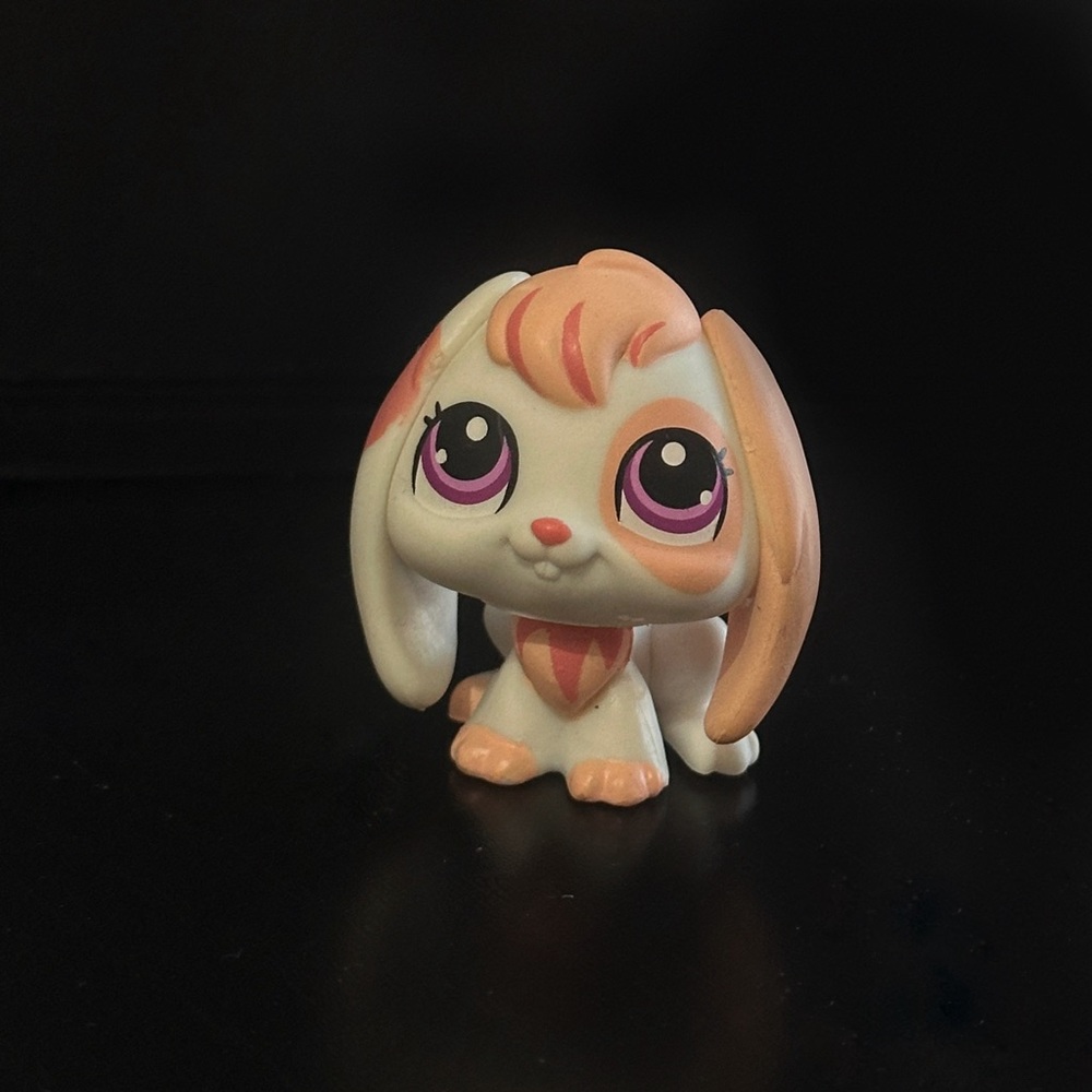 LPS RARE Pink Rabbit #1304 Authentic Littlest Petshop